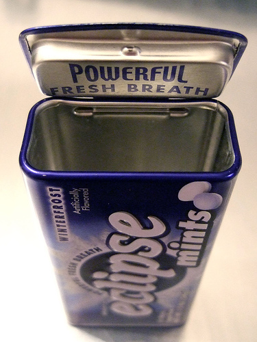 An Eclipse Mint Tin for exchange